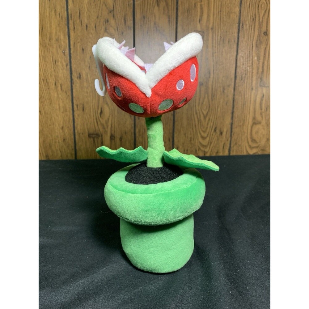 Super Mario Bros Piranha Plant Plush Doll Flower Figure Stuffed Toy 9 inch 2017